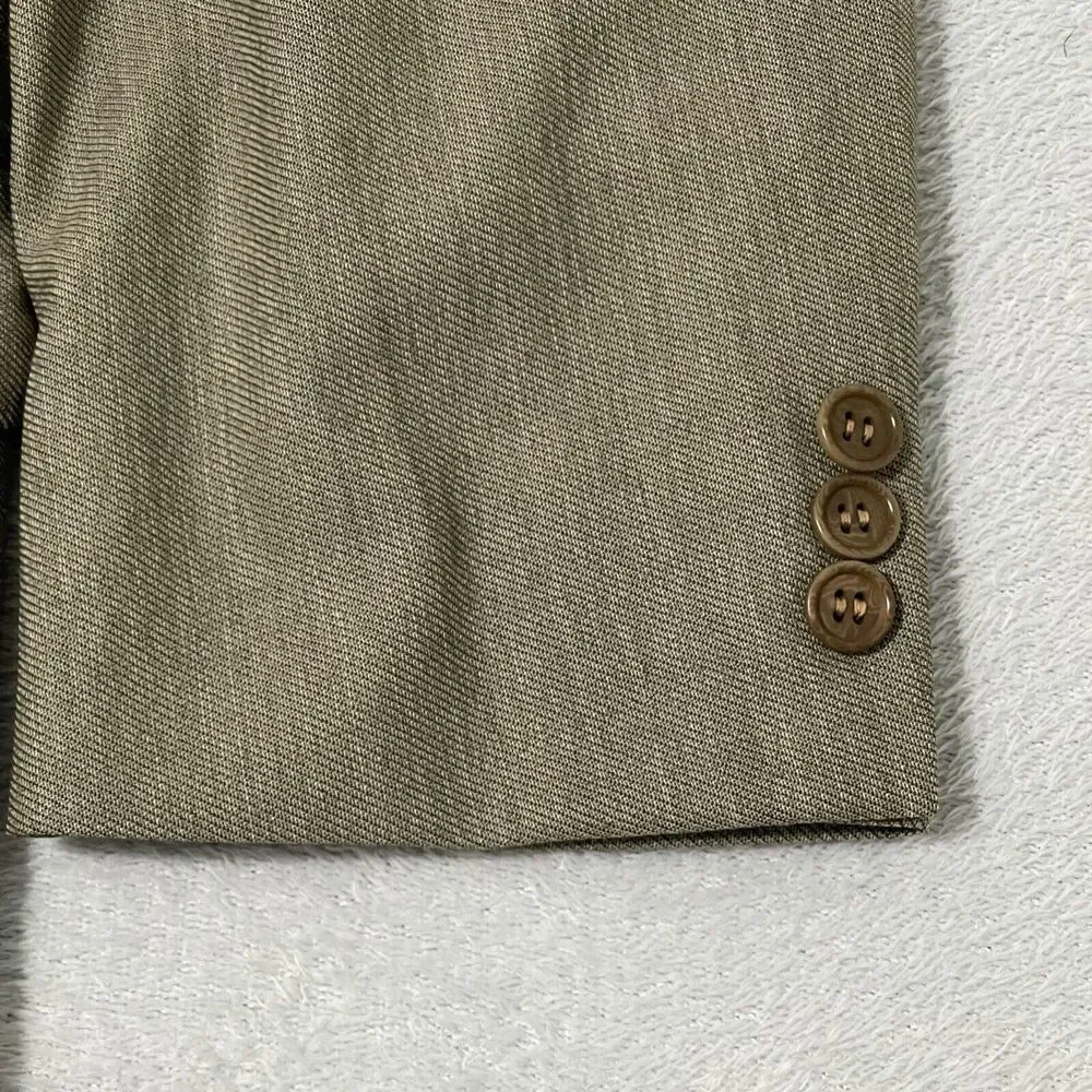 Canali Proposta Blazer Sport Coat MensTaupe 50R 100% Wool 3 Button Made in Italy